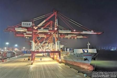 萬海航運(yùn)在山東港口首條中南美航線在青島港正式運(yùn)營